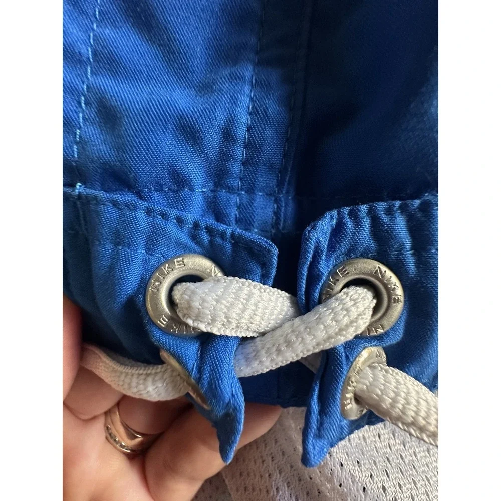 Nike Swim Trunks Mens Large Blue Bathing Suit Mesh Lined Y2K VTG